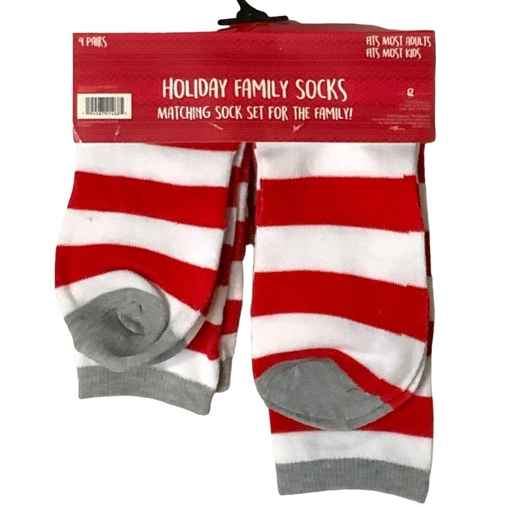 Holiday Family Christmas Socks Entire Family Socks 4 Pack - Picture 14 of 16